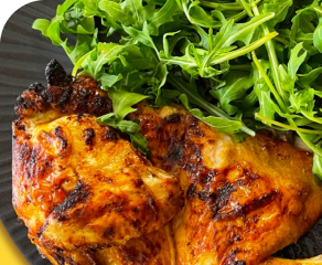 Receita Cenouras caramelizadas com syrup de chocolate