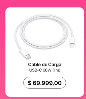 Cable de Carga USB-C 60W (1m)