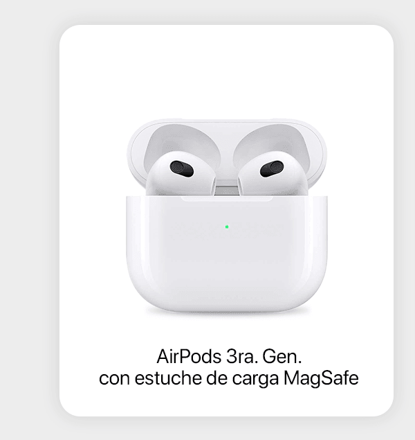 AirPods 3ra Generación con estuche de carga MagSafe