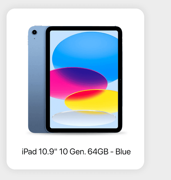 iPad 10.9 10 Gen 64GB Blue