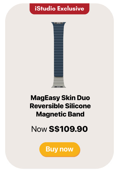 MagEasy Skin Duo Reversible Silicone Magnetic Band