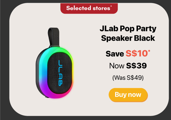 JLab Pop Party Black