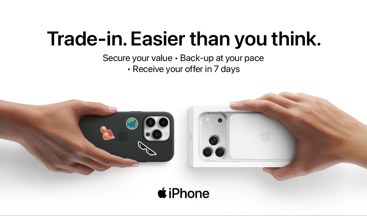 Trade-in. Easier than you think. banner