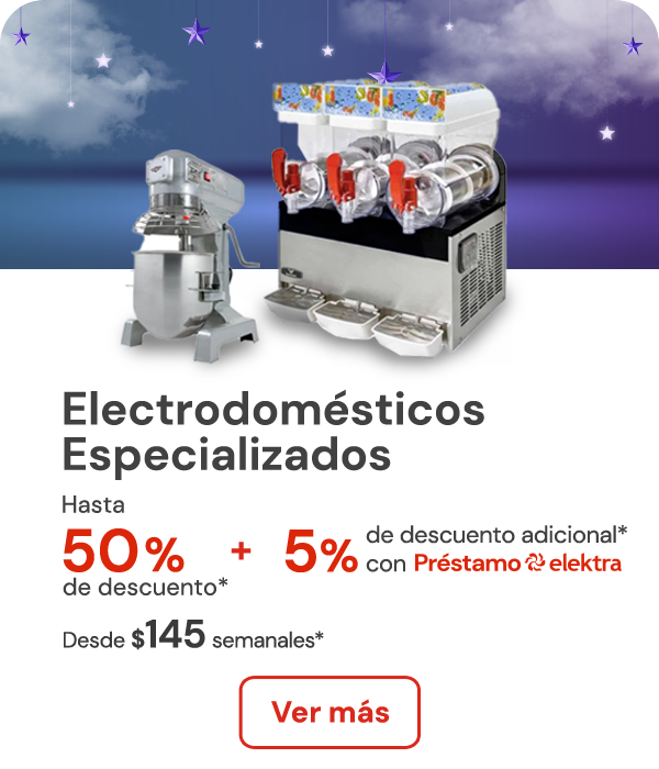  Electrodomésticos especializados 