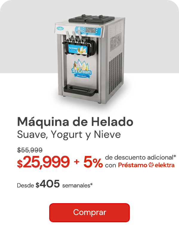 Maquina Helado Suave Yogurt Nieve