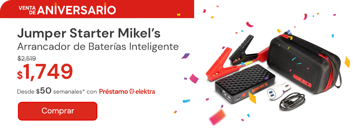 Jumper Starter Arrancador De Baterias Inteligente Mikels