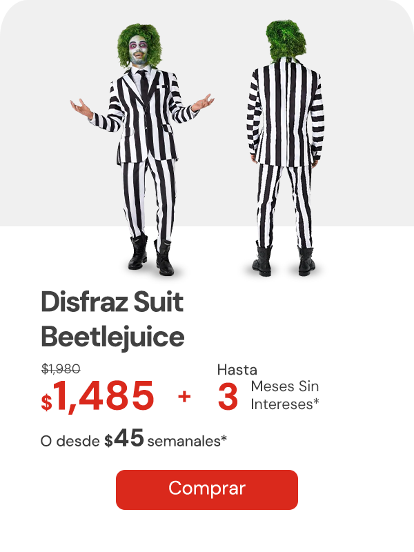 Opposuits Disfraz Suit Beetlejuice