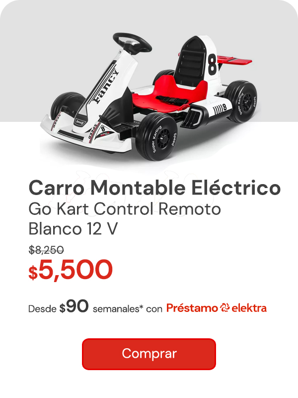 Go-Kart-Montable-Electrico-Control-Remoto-Blanco-8