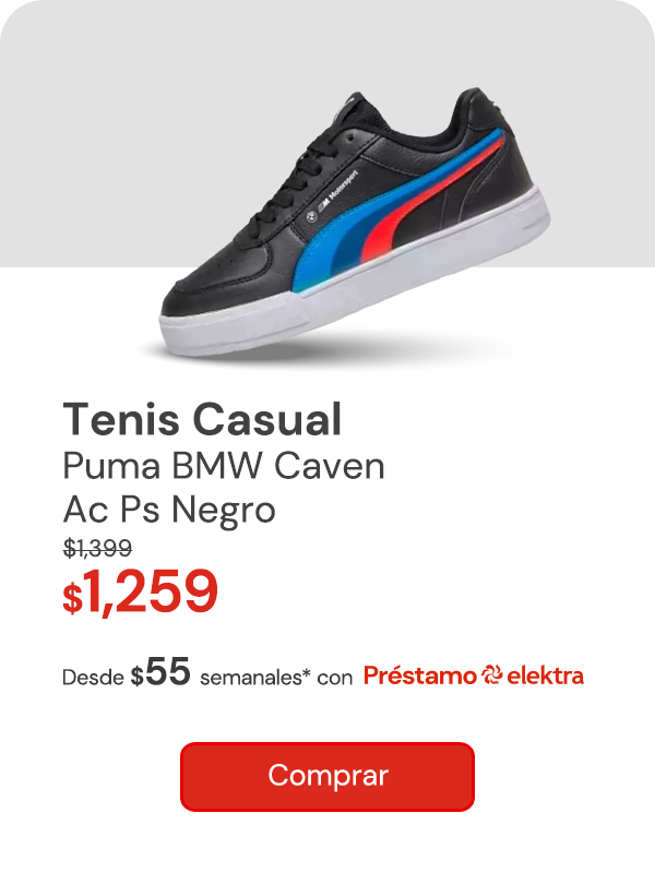 Tenis-Casual-Puma-BMW-Caven-Ac-Ps-Negro