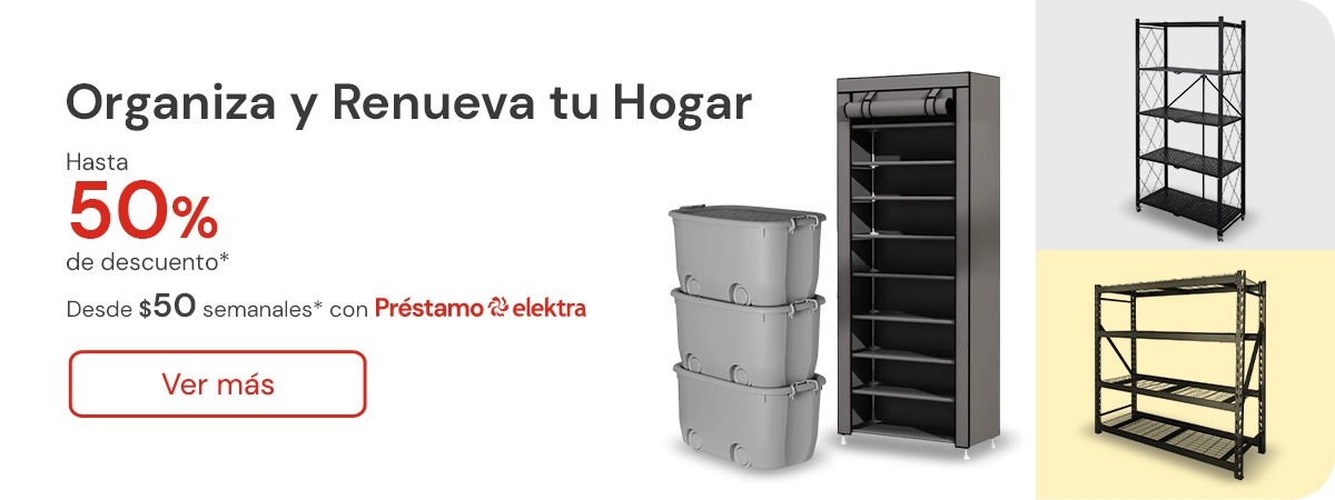 Organiza y Renueva tu Hogar hasta 50% de descuento desde $50 semanales