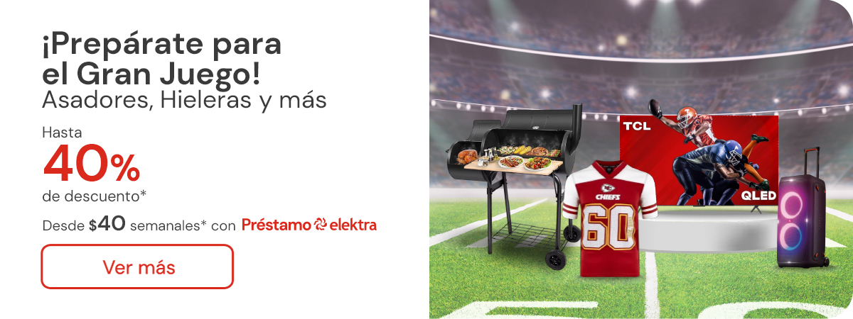 Superbowl con hasta 40% de descuento