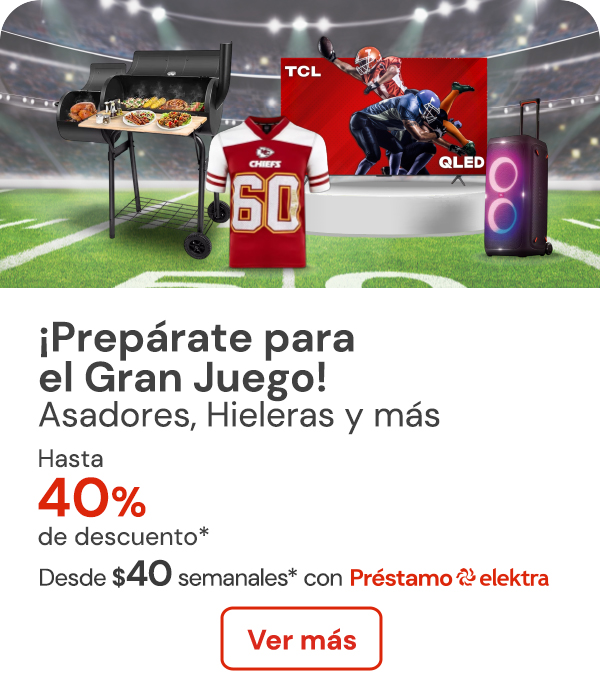 Superbowl con hasta 40% de descuento