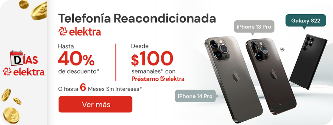 Telefonía Reacondicionada hasta 40% de descuento