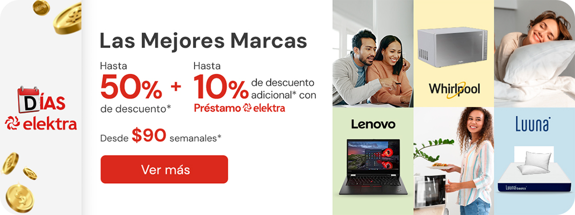 Las mejores marcas hasta 50% de descuento 