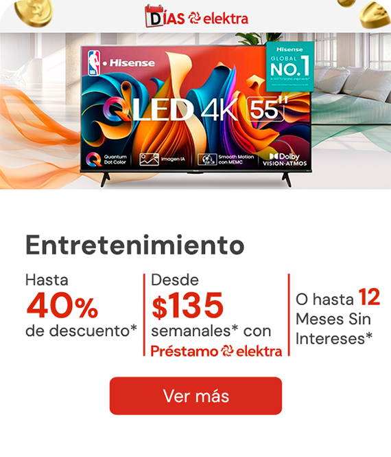 Días de tecnología | Entretenimiento hasta 40% de descuento