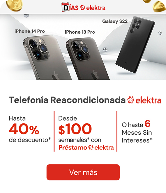 Telefonía Reacondicionada hasta 40% de descuento