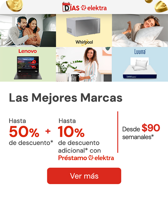 Las mejores marcas hasta 50% de descuento 