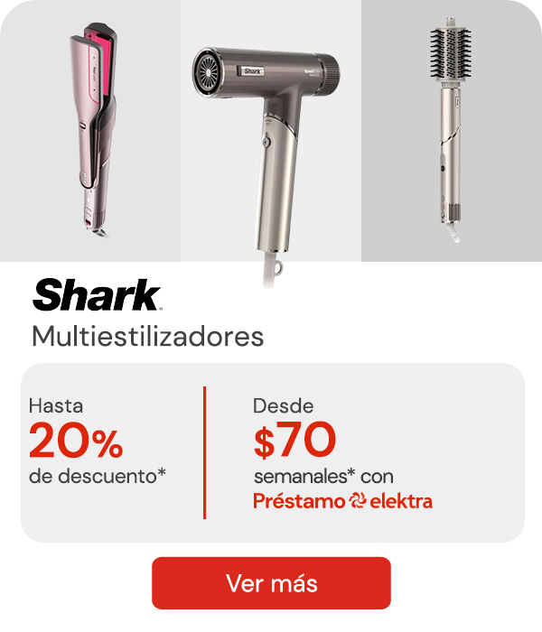 "SHARK (LOGO) Multiestilizadores con hasta 20% de descuento desde $70 semanales"