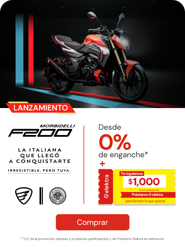 LANZAMIENTO MORBIDELLI - NZ250 Desde 0% de enganche + Bono de $1,000