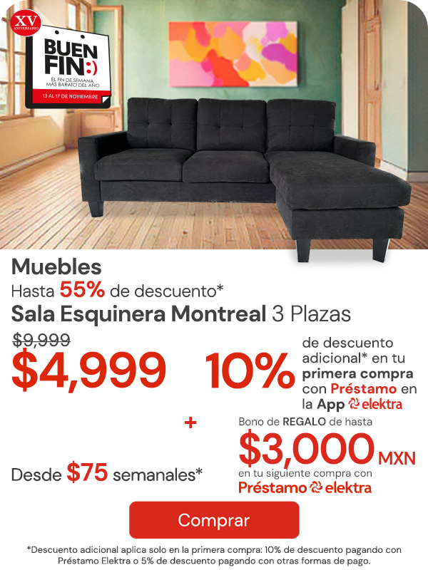 Muebles Hasta 55% + 10% Primera compra app