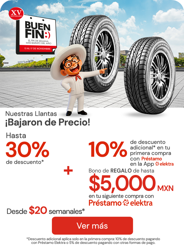 Nuestras llantas ¡Bajaron de precio!