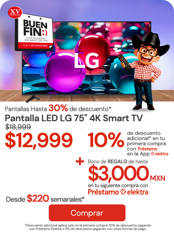 Pantallas Hasta 30 % de descuento