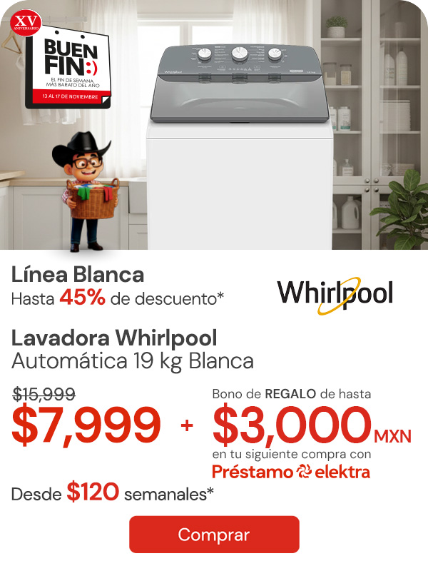 Línea Blanca Hasta 45% de descuento