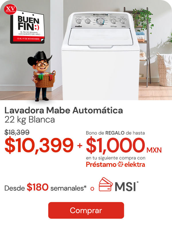 Lavadora Automática 22 Kg