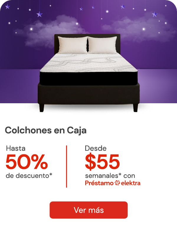 Colchones hasta 50%	