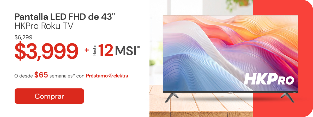 Pantalla LED HKPRO 43 Pulgadas