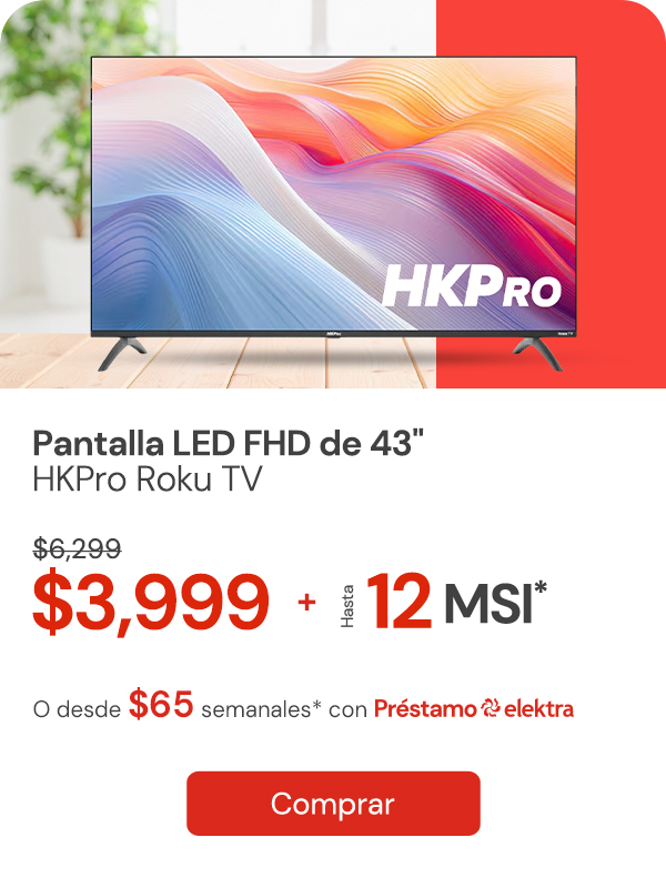 Pantalla LED HKPRO 43 Pulgadas