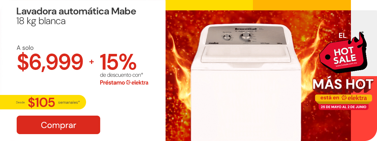 Lavadora Automática Mabe