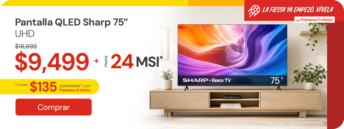 Pantalla Sharp