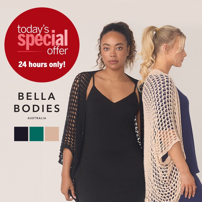 Today's Special Offer Bella Bodies BioLuxe Crochet Knit Cover Up