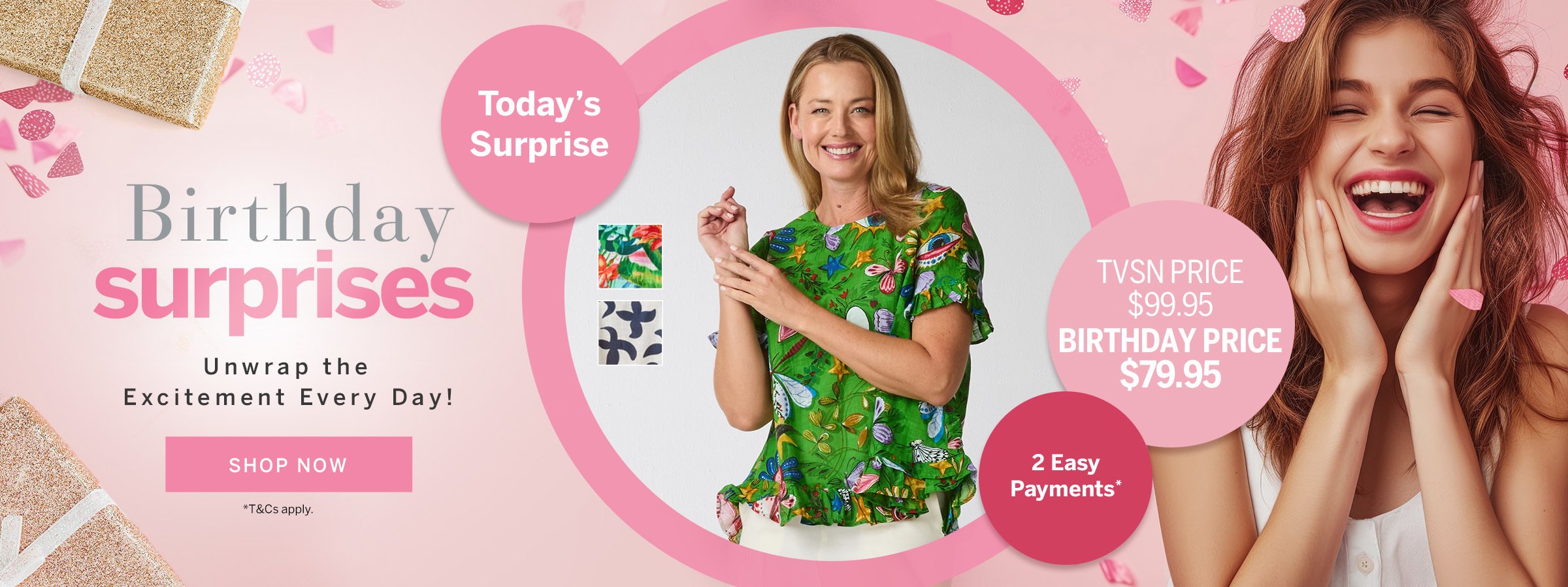  Birthday Surprises: Cotton Frill Top