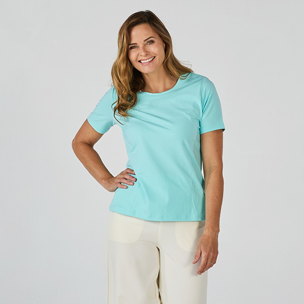 Fella Hamilton Everyday Essential Ribbon Trim S/Sleeve Tee