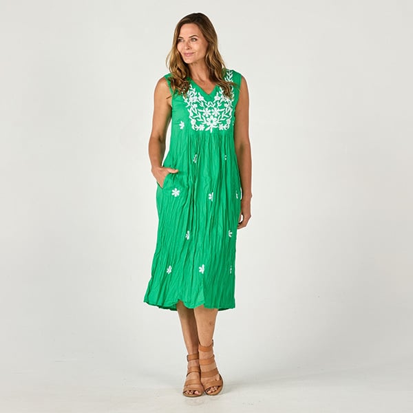 Rubyyaya Andaman Cotton Midi Dress