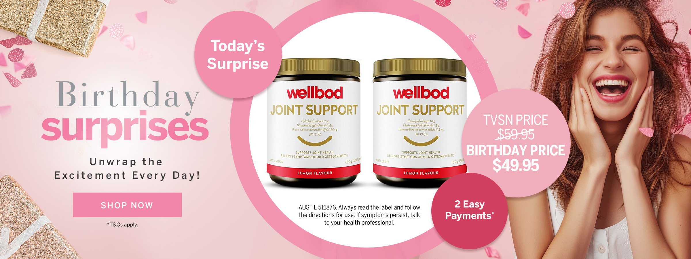  Birthday Surprises: WHEYLESS