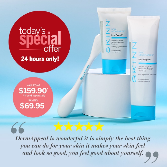 Today's Special Offer SKINN DermAppeal 118ml Supersize & 57ml Duo with Tool