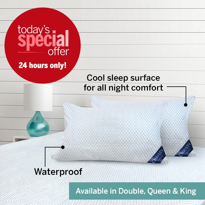 Today's Special Offer Christy Cooling Mattress & Pillow Protectors