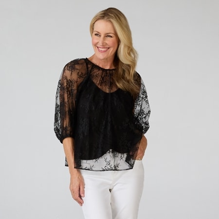 Fate + Becker Odyssey Lace Blouse