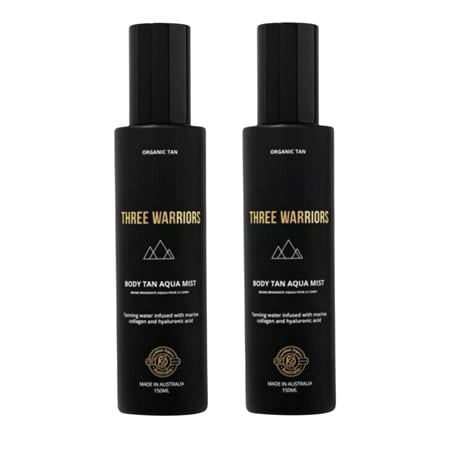 THREE WARRIORS Radiance Boosting Natural Tan Mist Duo
