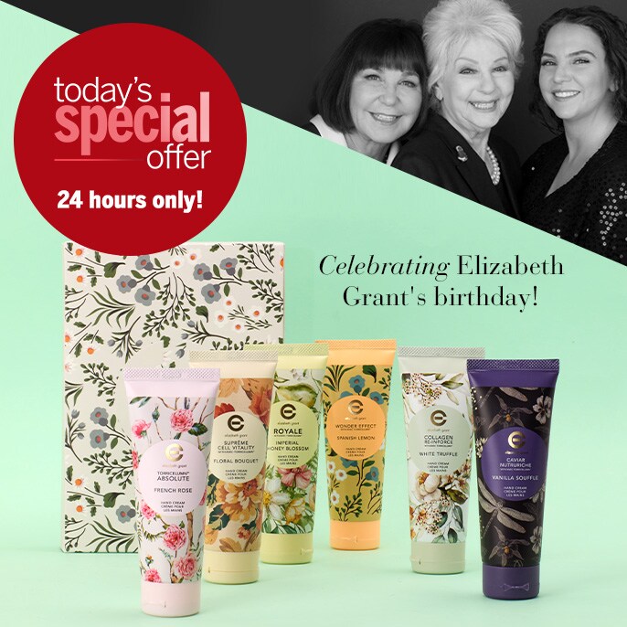 Today's Special Offer Elizabeth Grant 6 Piece Birthday Hand Cream Collection