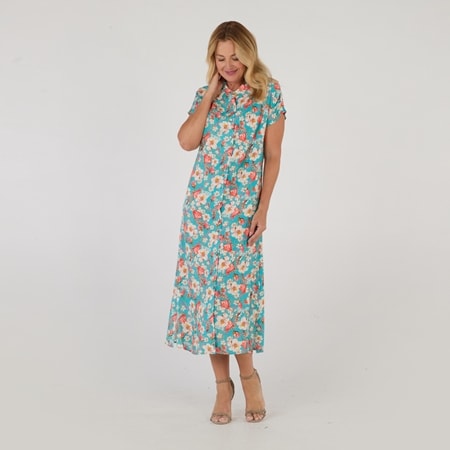 Cordelia St Button Shift Dress