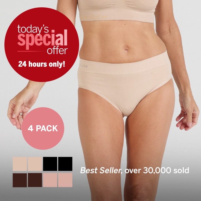 Today's Special Offer Bella Bodies Bamboo Brief 4pk