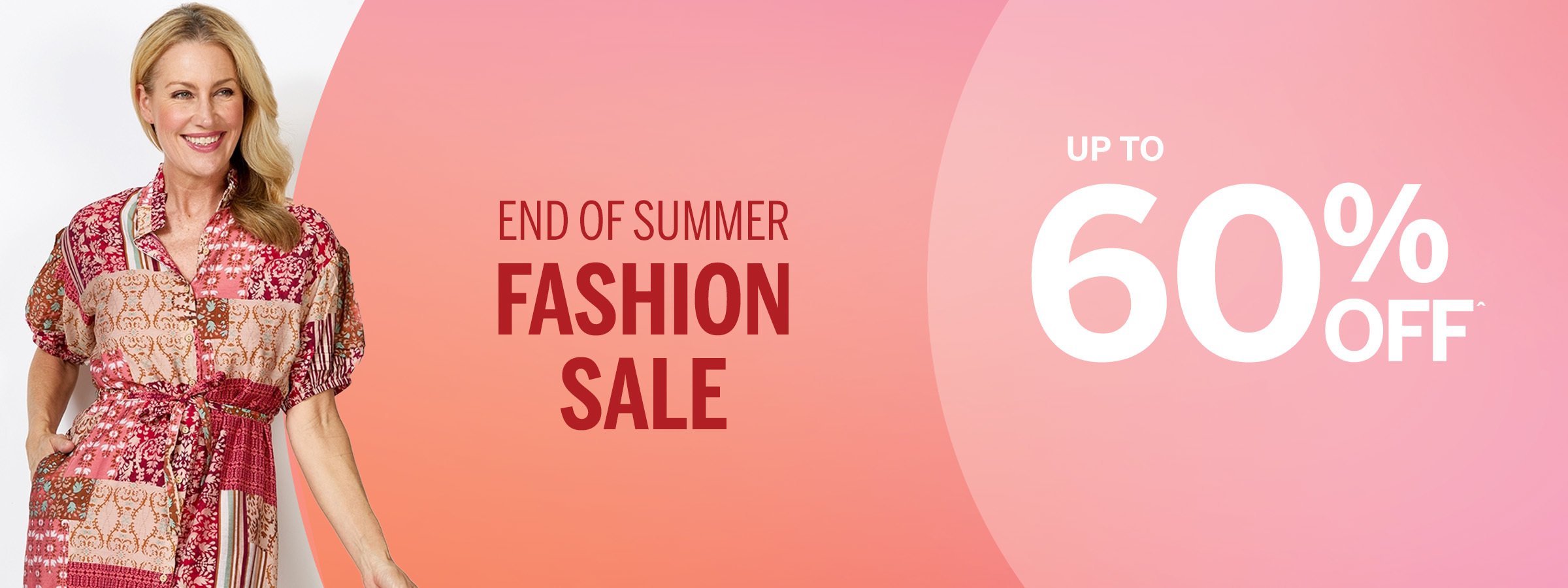 End of Summer Fashion Sale 
