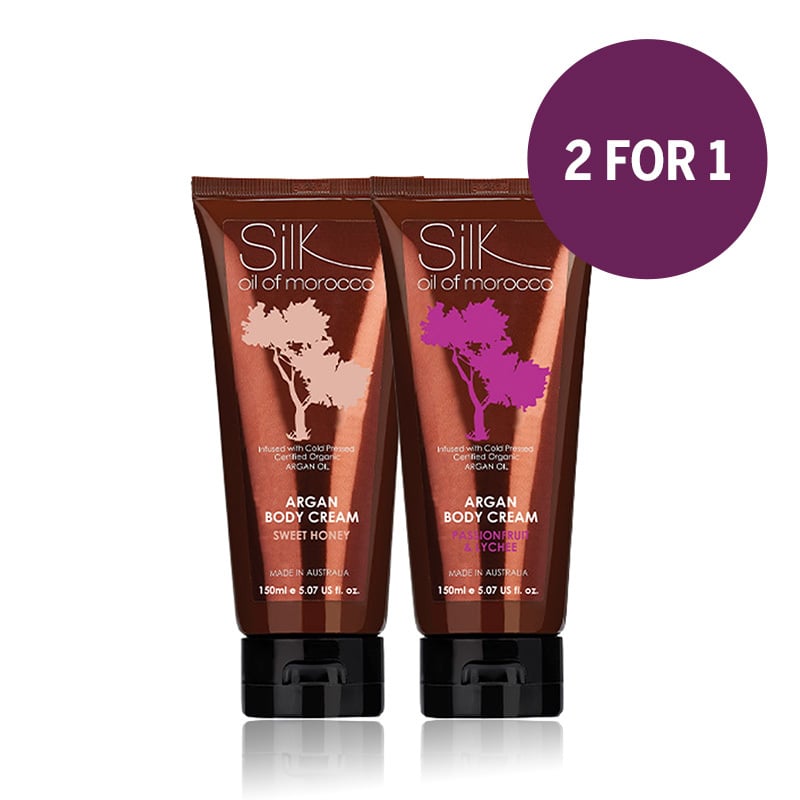 Oil of Morocco Body Cream Skin Smoothing Duo - 150ml