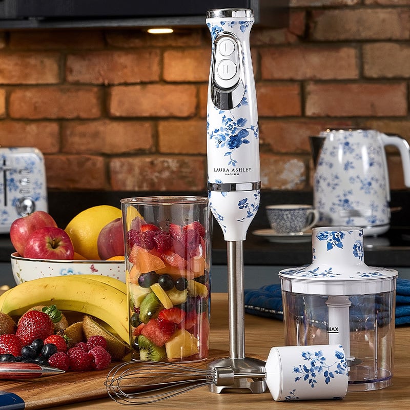 Laura Ashley Electric 180W Hand Stick Blender Set (China Rose)