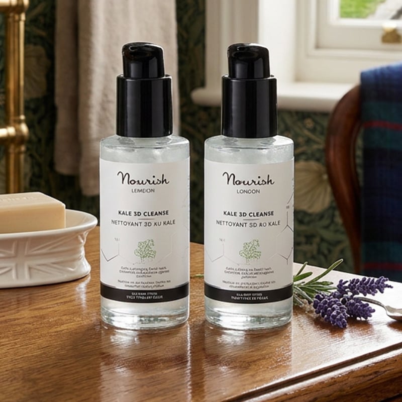 Nourish 3D Kale Facial Cleanser 100ml Duo