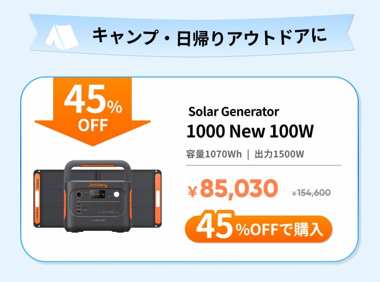Jackery Solar Generator 1000 New 100W
